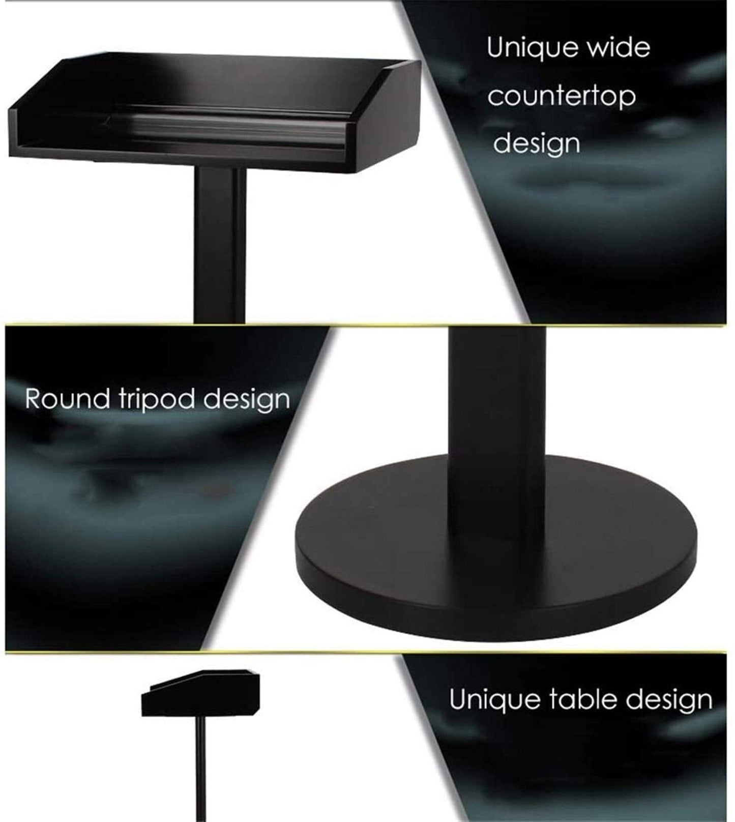 Lectern Podium Stand, Lectern Podium Free-Standing Floor Standing Pulpit Hotel Restaurant Entrance Podium Welcome Table Speaking Stage Master of Ceremonies