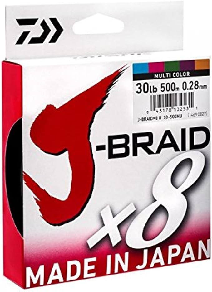 Daiwa J-Braid 150M 8-Strand Woven Round Braid Line