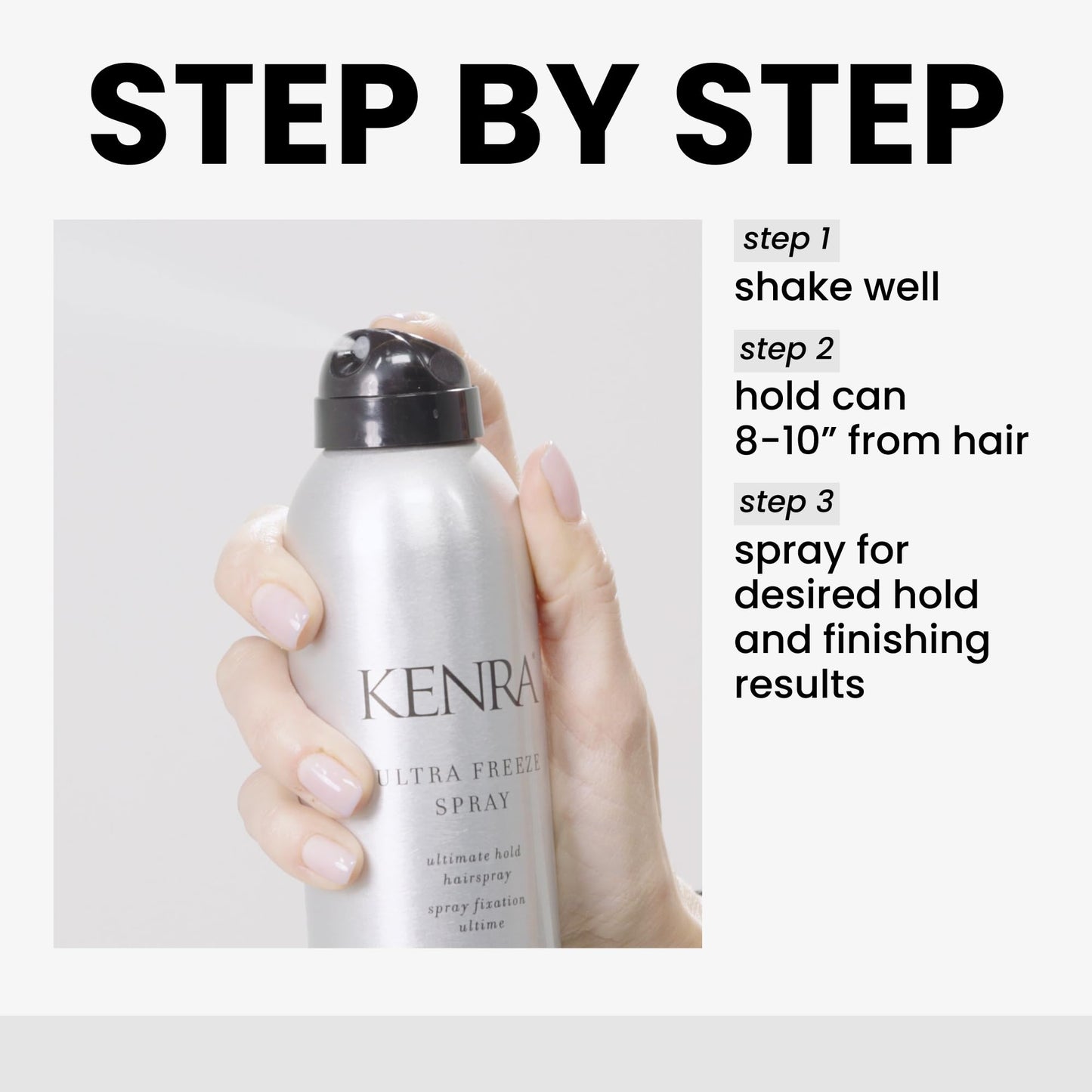 Kenra Ultra Freeze Spray 30 | Ultimate Hold Hairspray | Long-Lasting, Ultra-Firm Hold | Fast-Drying Formula | Provides Humidity