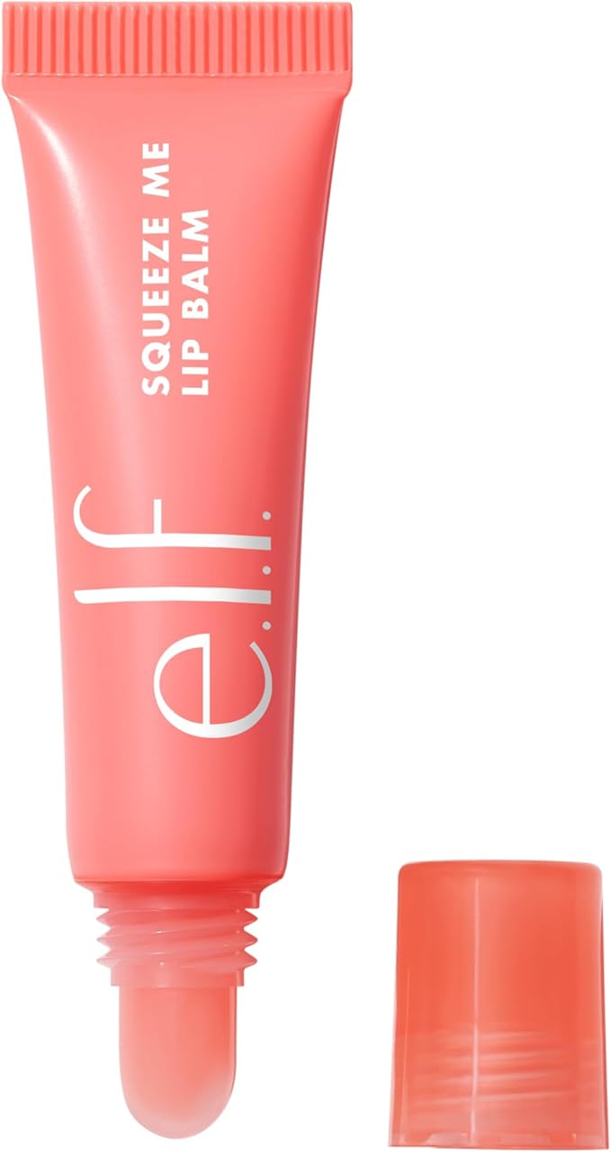 e.l.f. Squeeze Me Lip Balm, Moisturizing Lip Balm for A Sheer Tint of Color, Infused with Hyaluronic Acid, Vegan & Cruelt...