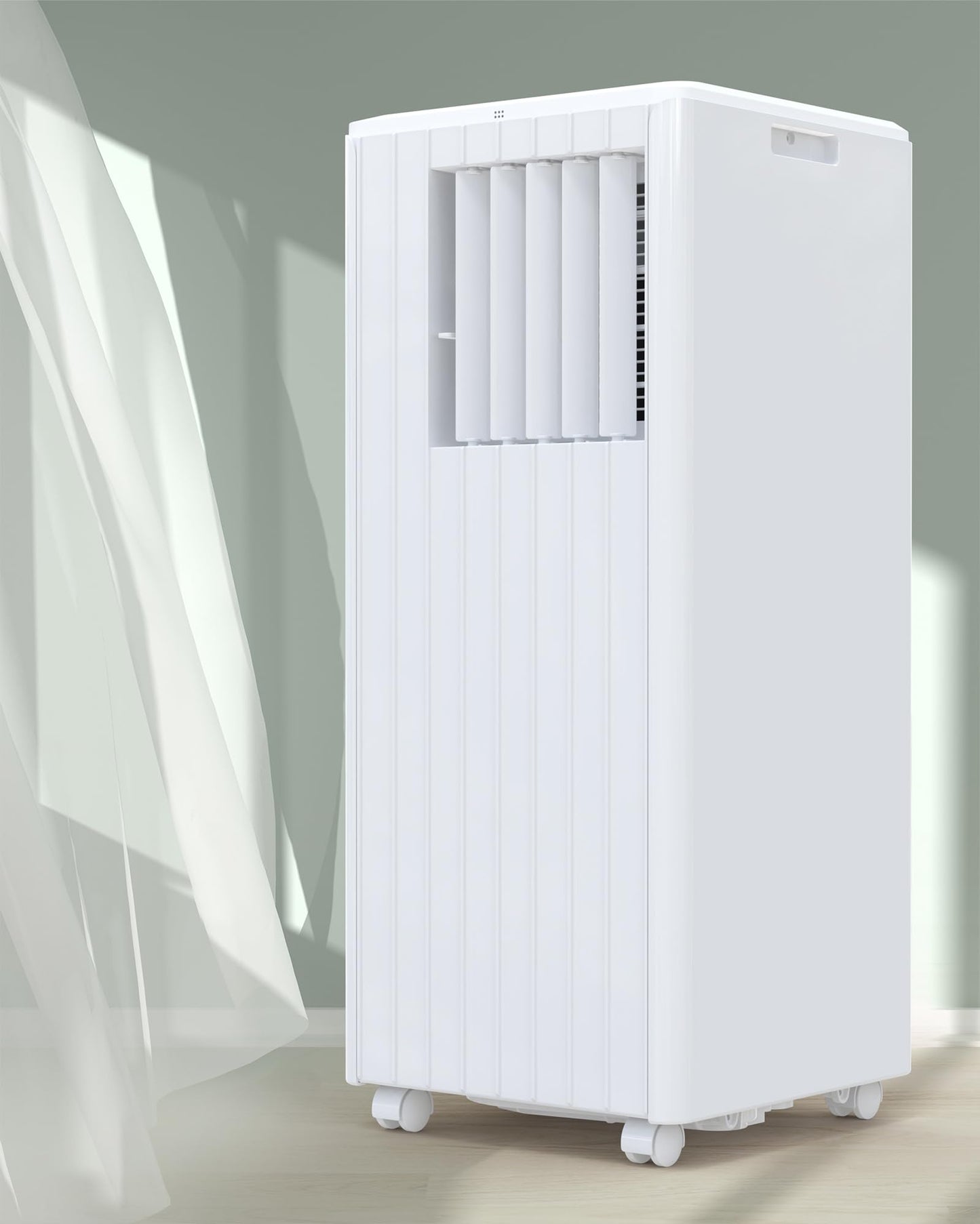 Portable Air Conditioner,8000 BTU Portable AC Unit up to 350 Sq,3 IN 1 with Remote Control,White