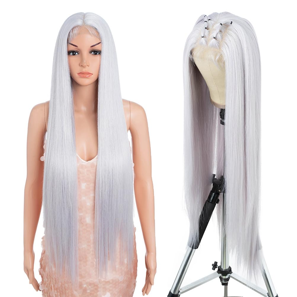 Style Icon 36    Super Long 13x4 Lace Wig Easy-360 Lace Frontal Wigs Free Part Lace Front Wigs with Baby Hair (36, THISTLE)