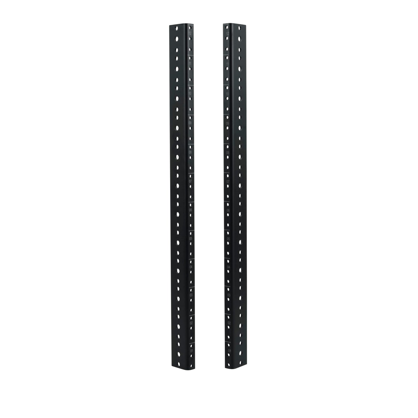 Gator Rackworks Heavy Duty Steel Rack Rail Set, 12U Rack Size (Grw-Rackrail-12U)