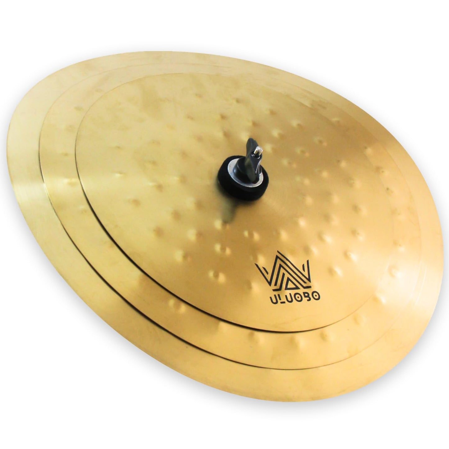 ULUOBO Clap Stack Cymbal, 3-Piece Cymbal Stack with Hammer Marks (11, 13, 15), Smack Stack Cymbals for Drum Kits