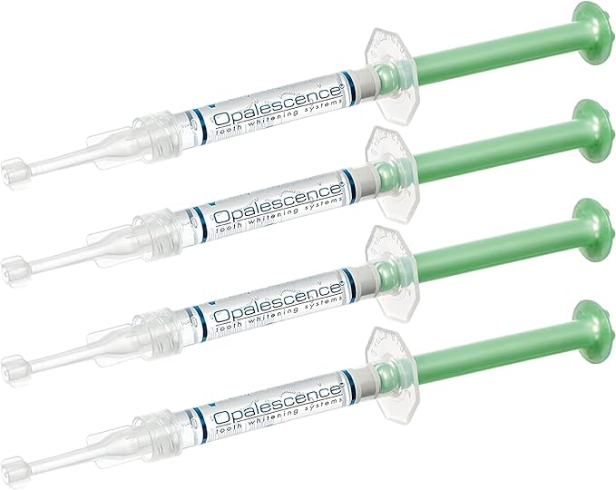 Opalescence 35% CP Mint - Gel Syringes Teeth Whitening - Refill Kit (4 Syringes Total) Carbamide Peroxide Gel. Made by Ultradent. Tooth Whitening Refill Syringes 5197-2