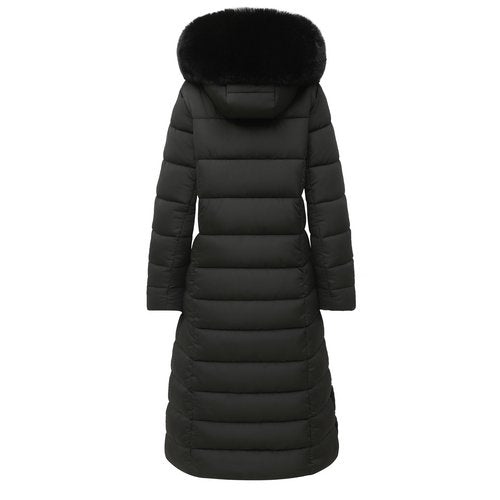 MOERDENG Women's Waterproof Long Winter Coat Thickened Down Alternative Jacket Warm Puffer Jacket Parka