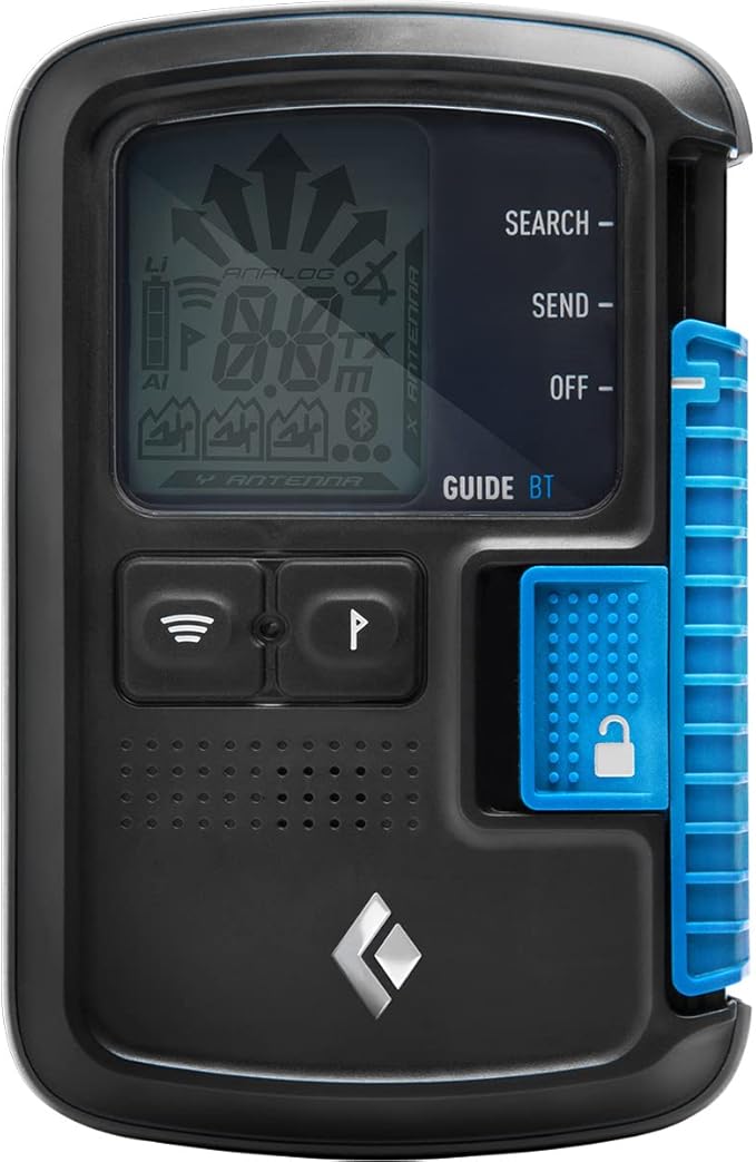 Black Diamond Guide BT Beacon | Digital/Analog Search | Bluetooth Connectivity | Advanced Avalanche Rescue Transceiver