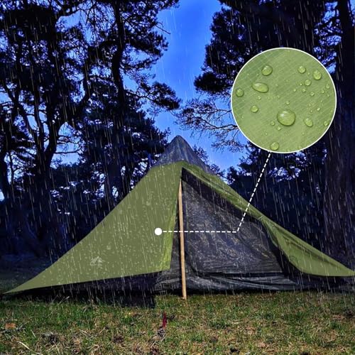 Night Cat Ultralight Tent 2 Persons with Trekking Poles Hiking for Professional Backpacker Hiker