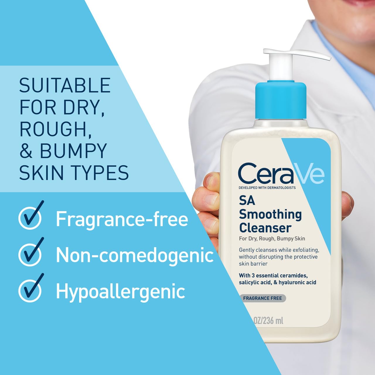 CeraVe Renewing SA Cleanser - 8 oz. (Pack of 2)