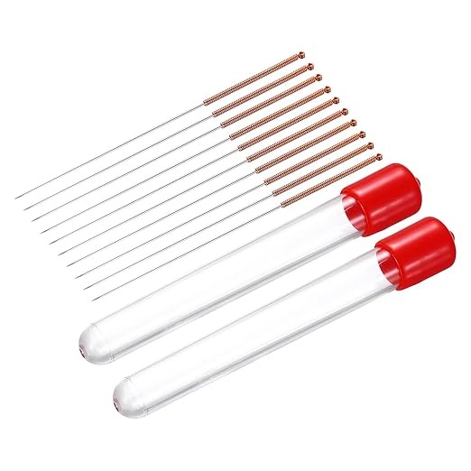 MECCANIXITY 10Pcs 3D Printer Nozzle Cleaning Kit Precision 0.8mm Stainless Steel Cleaner Needles for 3D Printer Clog Removal, Maintenance