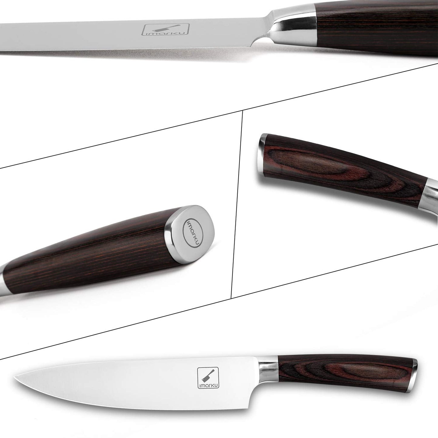 imarku Chef Knife - 8 Inch Home Essentials Sharp Kitchen knife HC Steel Japanese Knife Paring knife, Birthday Gifts for Women/Men, Gifts for Mom/Dad, Kitchen Gadgets with Premium Gift Box