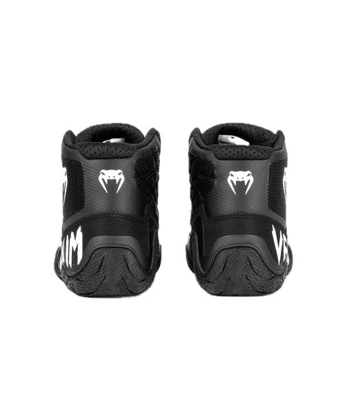 Venum Men's Women's Wrestling Boxing Elite Shoe - Black/White