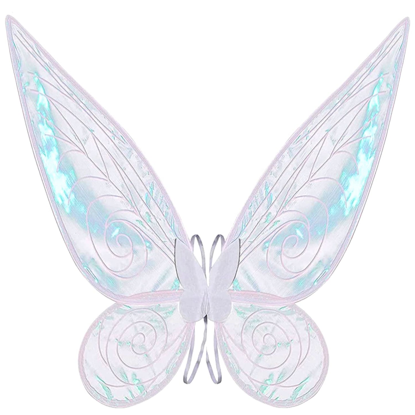 Fairy Wing,Butterfly Fairy Halloween Costume Angel Wings,Halloween Costume Sparkle Angel Wings Dress Up Party Favor White