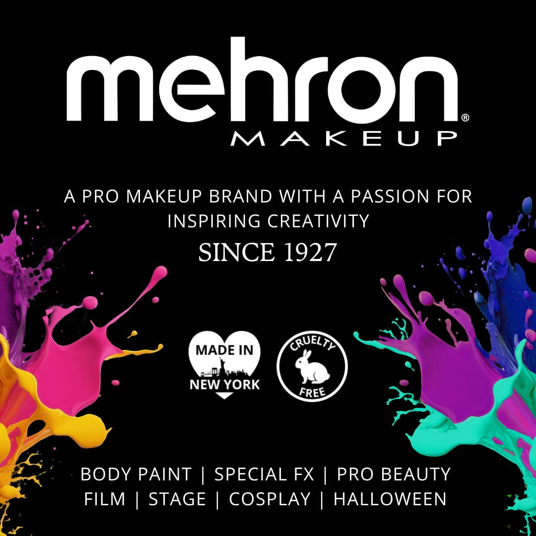 Mehron Makeup Tri-Color Character Makeup Palette | Halloween, Special Effects and Theater Cream FX Palette | Face Paint .7 oz (2
