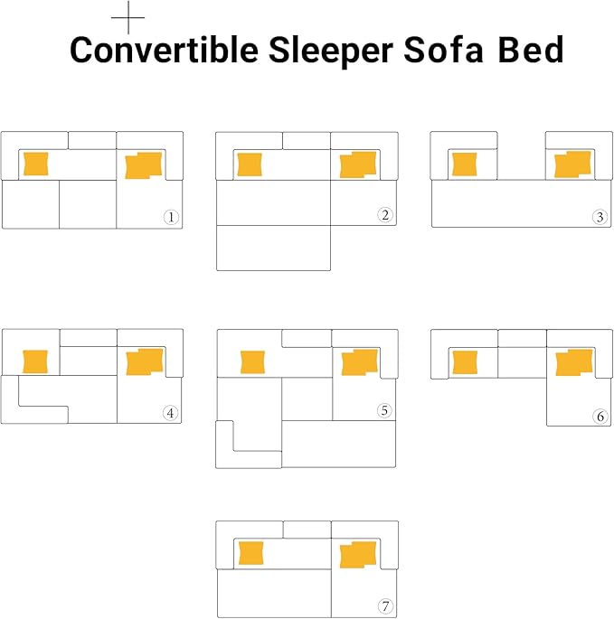 108" Oversized Convertible Sleeper Sofa Bed, Corduroy L Shape Sectional Couch, Folding Sofa Bed with Fixed-Shape Frame, Modern Cloud Floor Mattress Couch, Modular Sofa for Living Room, Beige