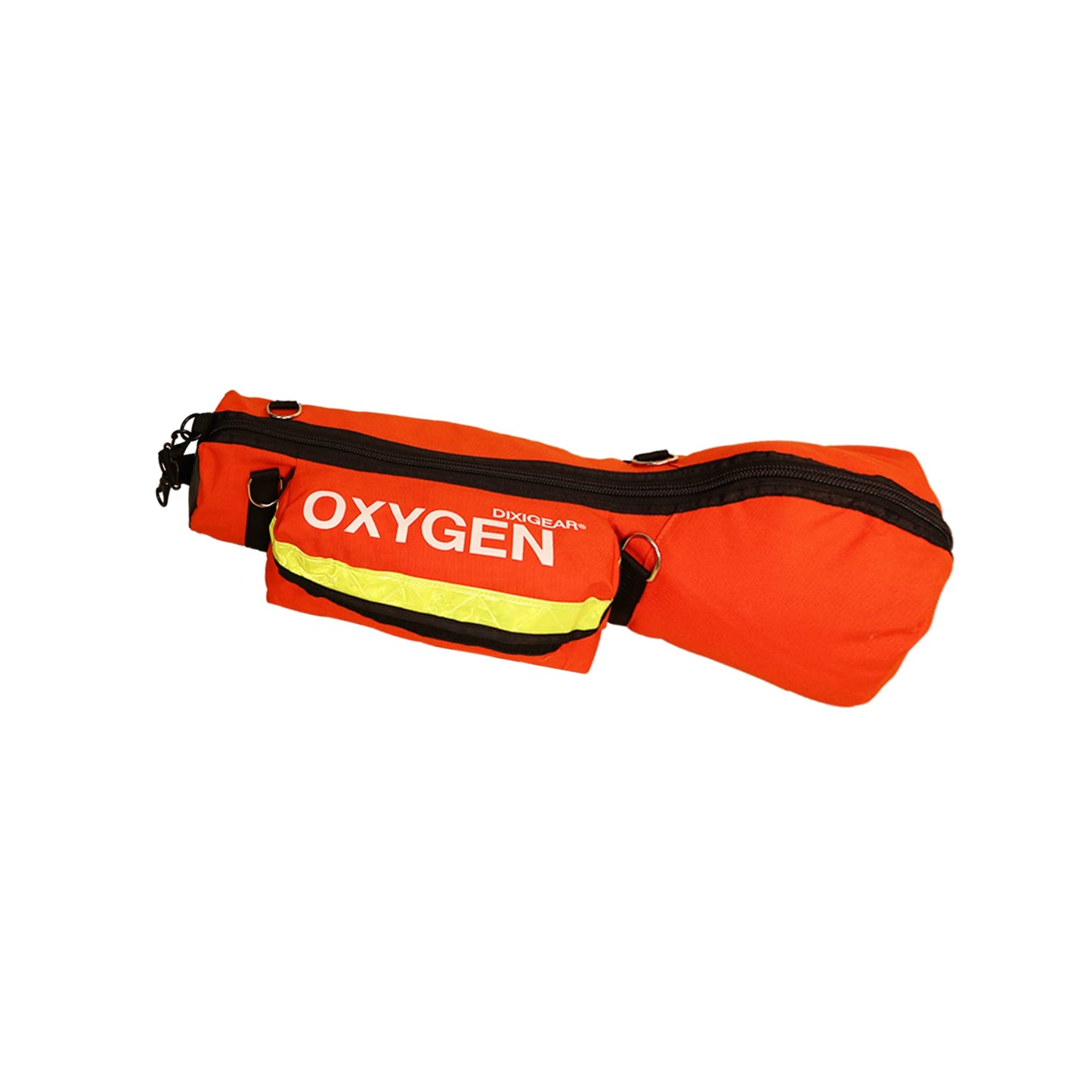 Dixie Ems O2 Shoulder Bag for D Size O2 Cylinder and Supplies, Oxygen Tank Carry Pack with Padding