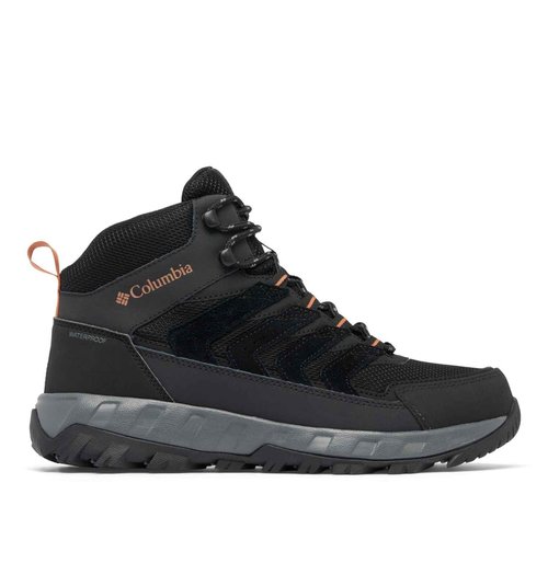 Columbia Mens Strata Trail Mid Waterproof, Black/Owl, 7