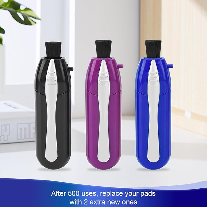 Portable Eyeglass Cleaner Kit (3PCS) - Carbon Fiber Tech for Cleaning on Glasses, Sunglasses and More - Easy Carry Travel & Office Use