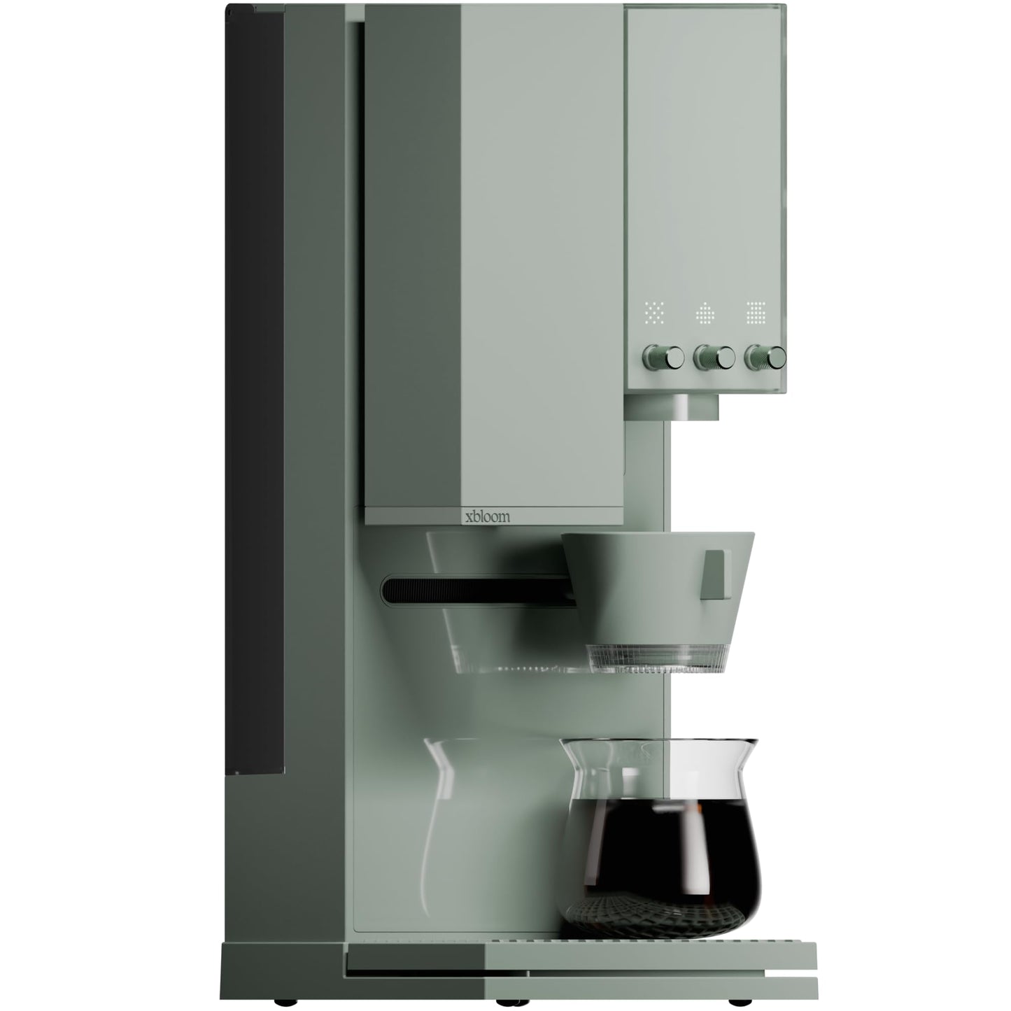 xBloom Studio Coffee Machine – Drip Coffee Maker with Built-in Grinder and Scale, 3 Automation Levels, App Connected Pour Over Coffee Maker for Home and Office, Sage Green