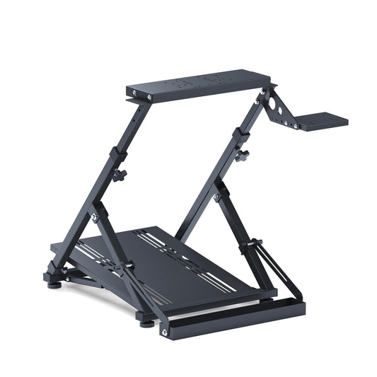 GT OMEGA PRO Wheel Stand - Compatible with Logitech G29, G920, & G923, Thrustmaster T300, T500 TX, & TH8A, and Fanatec, Foldable Sim Racing Wheel Stand
