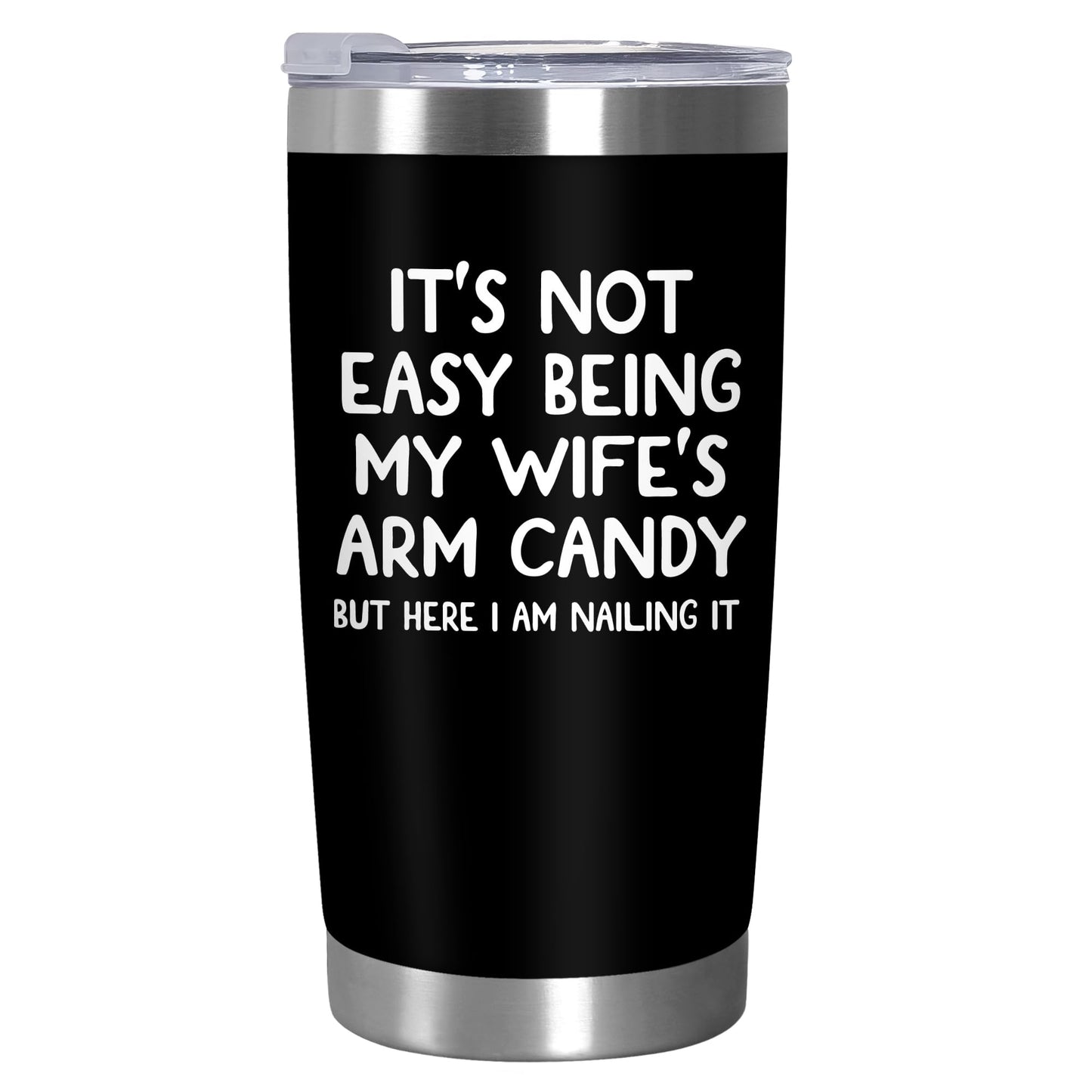 ARVEXO Gifts For Husband from Wife - 20 oz Stainless Steel Insulated Coffee Tumbler with Lid - Anniversary Wedding Gifts for Him Husband from Wife, Birthday Presents for Men