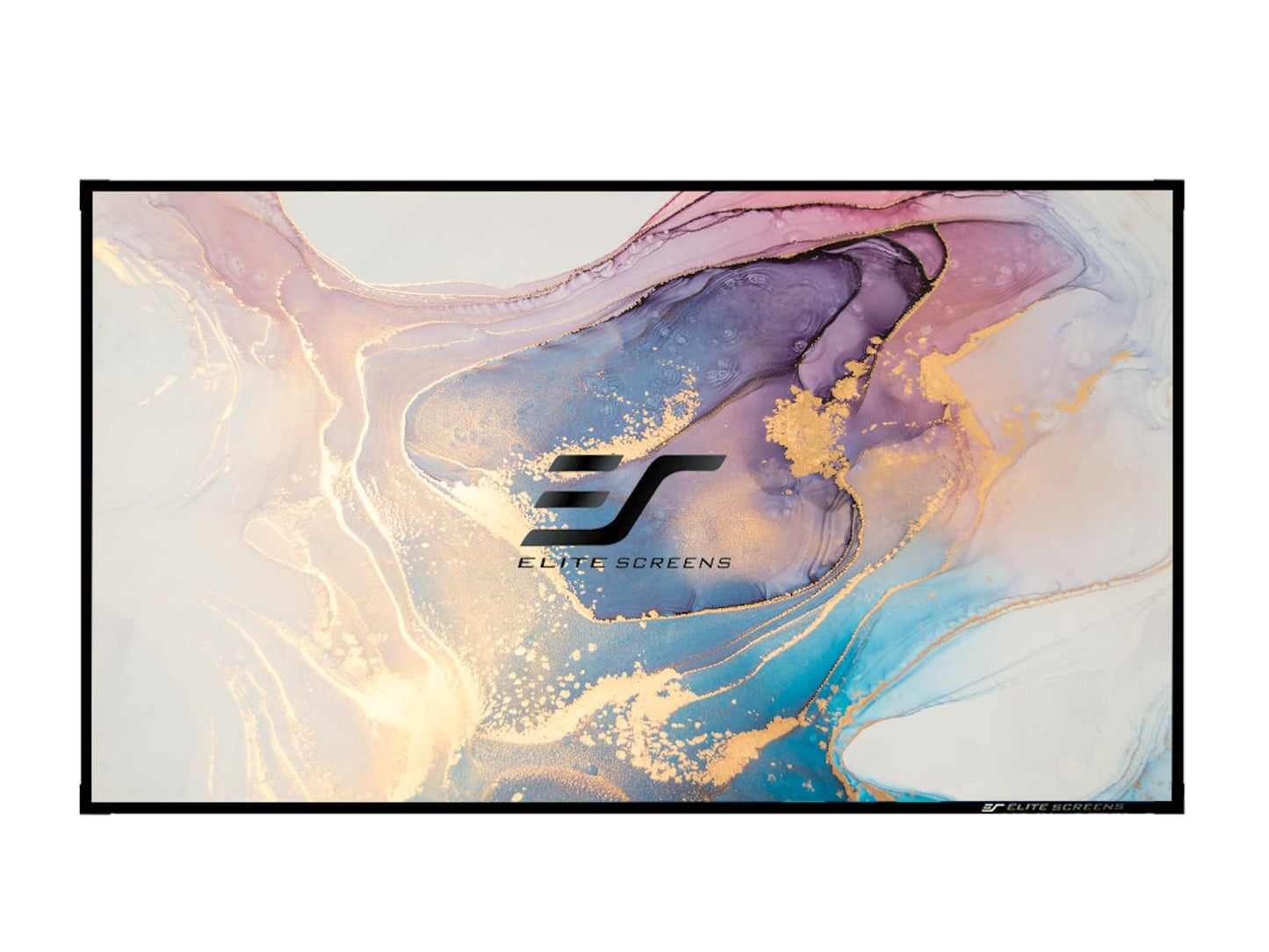 Elite Screens Aeon CineGrey 3D, 100" Fixed Frame CLR/ALR Projector Screen 16:9, Standard Throw Projection, Edge Free Ceiling & Ambient Light Rejecting, Wall-Mounted, for Movie Home Theater, AR100DHD3