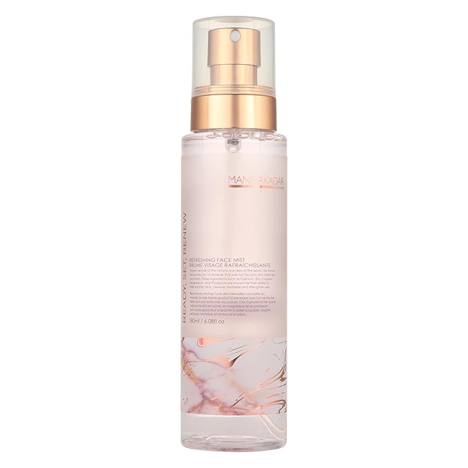 Manna Kadar Beauty Ready, Set, Renew Refreshing Face Mist, 180ml - Sets Makeup & Helps Keep a Flawless Face, Provides Mois...