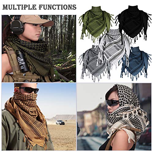 Men's Winter Scarf - Men Warm Soft Tartan Scarves Classical Cashmere-Feel Plaid Knitted Long Scarf Shawl Neck Wrap