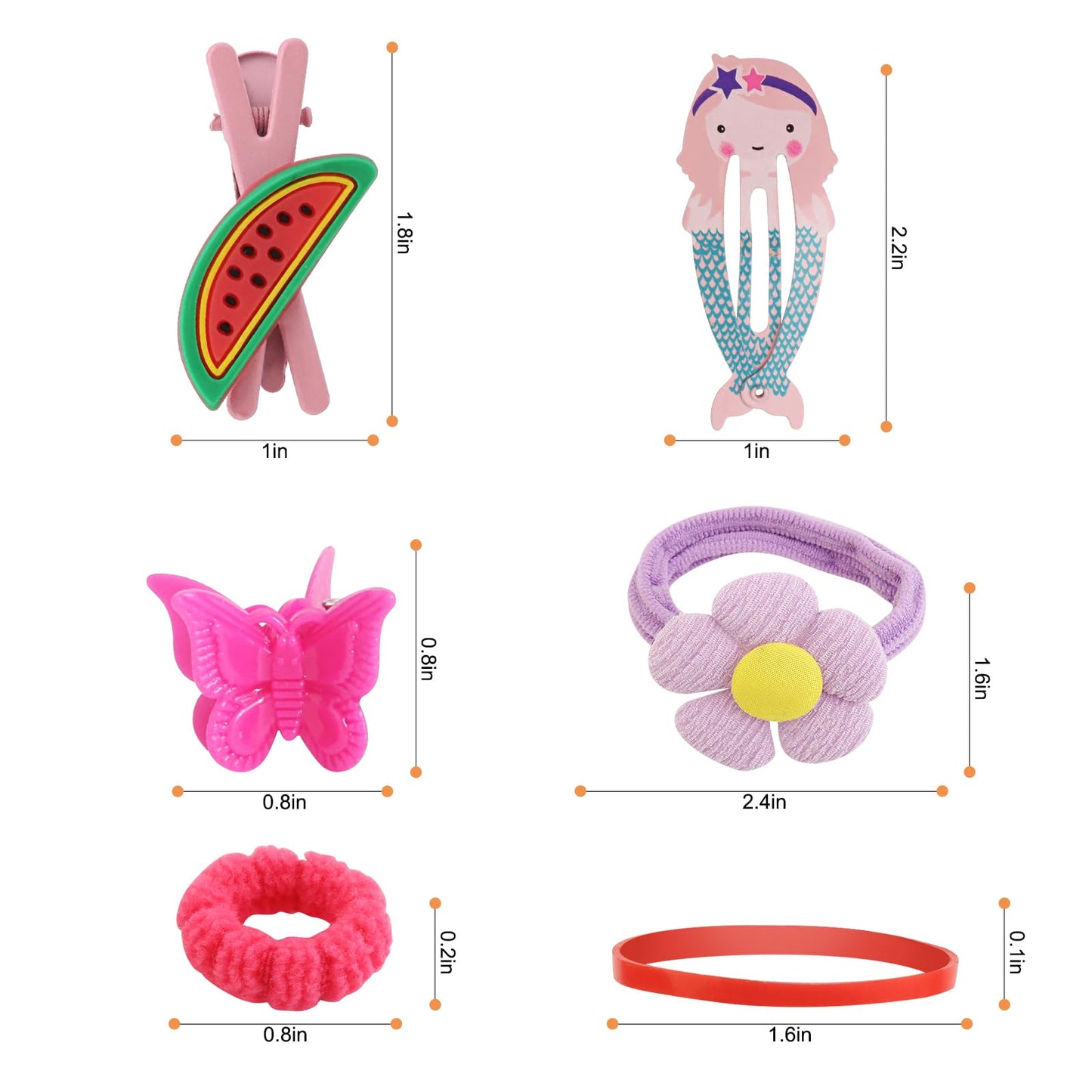 Toddler Girls Hair Accessories Kit, Little Girl Hair Clips Set Hair Stuff Kids Hair Ties Accessory Kits Variety Pack Cute Barrettes Hair Clip Sets Toddlers accesorios cabello niñas 4-6 3 4 5 Year Old