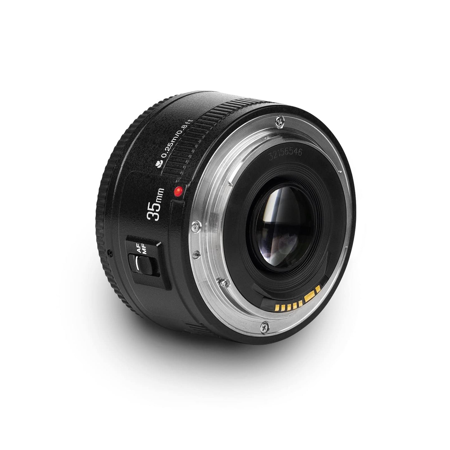 Yongnuo Yn35Mm F2 Lens 1:2 Af/Mf Wide-Angle Fixed/Prime Auto Focus Lens For Canon Ef Mount Eos Camera