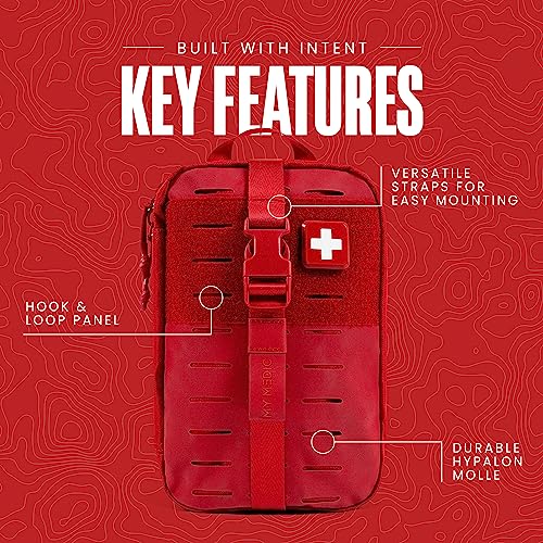 MY MEDIC MyFAK PRO Ifak First Aid Kit - 140 Life Saving Trauma and Medical Items - HSA FSA Home Medical Kit for Camping or...