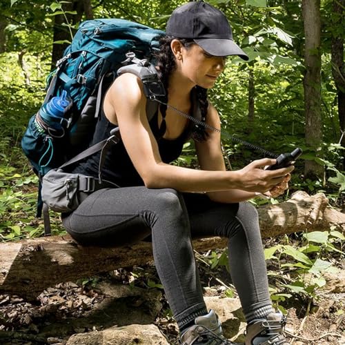 iGuerburn Backpack Tether for Garmin Handheld GPS inReach/eTrex/Rino/Alpha/Oregon/GPSMAP Series - Garmin Spine Mount Adapt...