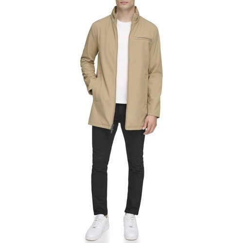 Kenneth Cole Men's Coat, Hidden RAIN TAN