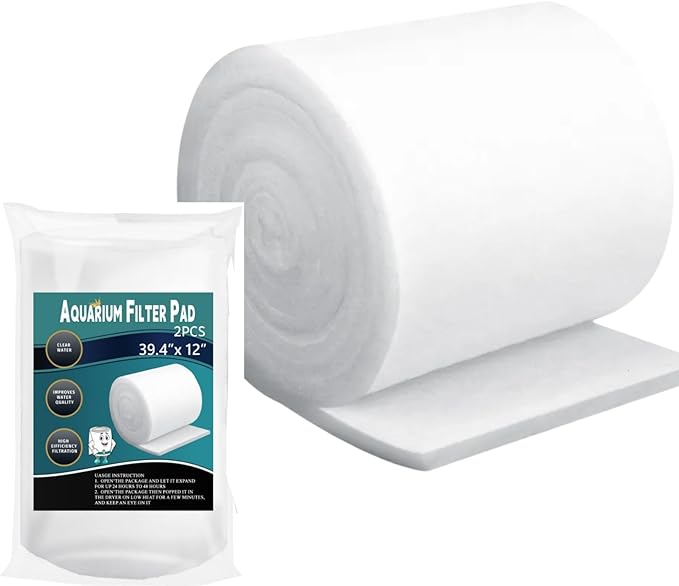 MDYPUINO Aquarium Filter Pad 39.4 x 11.8in Aquarium Filter Media for Crystal Clear Water Fish Tank Ponds Garden Saltwater ...