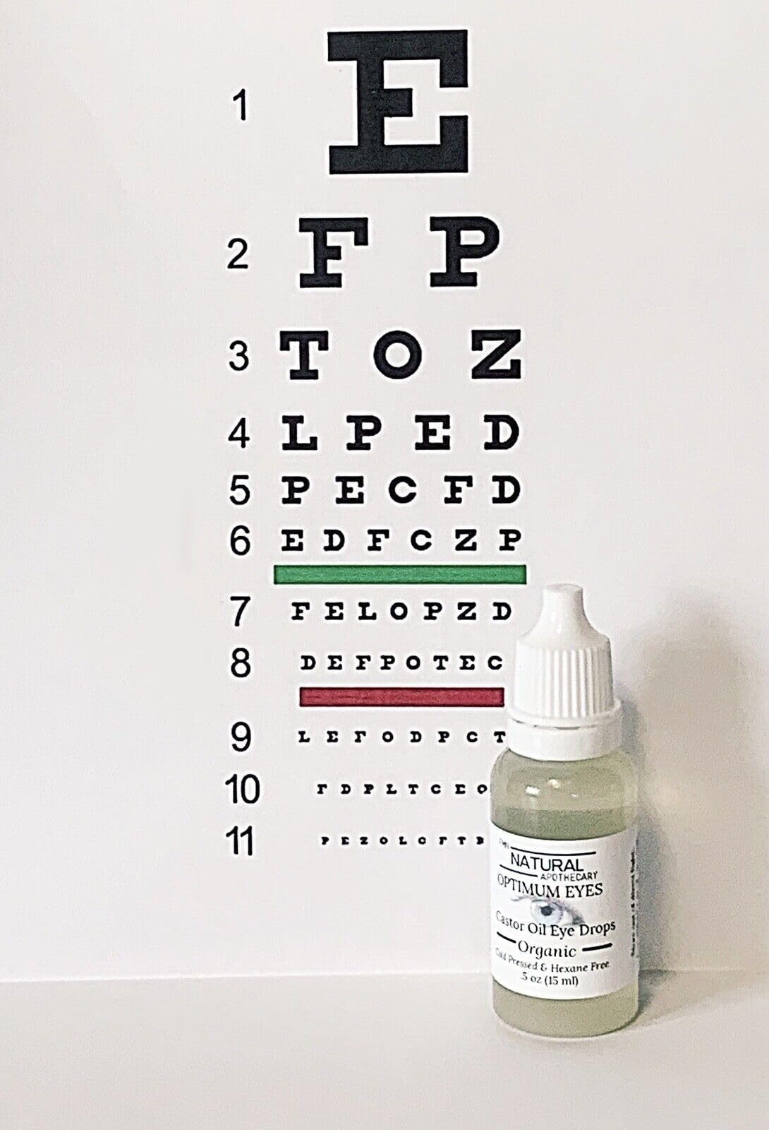Organic Castor Oil Eye Drops FMN Natural Apothecary 100% Pure Cold Pressed Hexane Free Soothes Dry Irritated Eyes Provides Deep Hydration and Moisture Gentle and Safe for Daily Eye Care