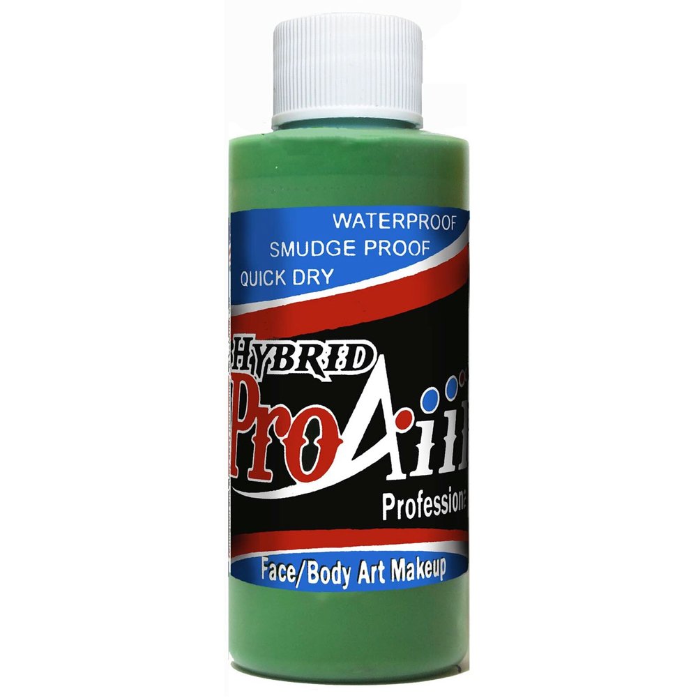 ProAiir Face and Body Painting Makeup - 2oz (60ml) Olive Green