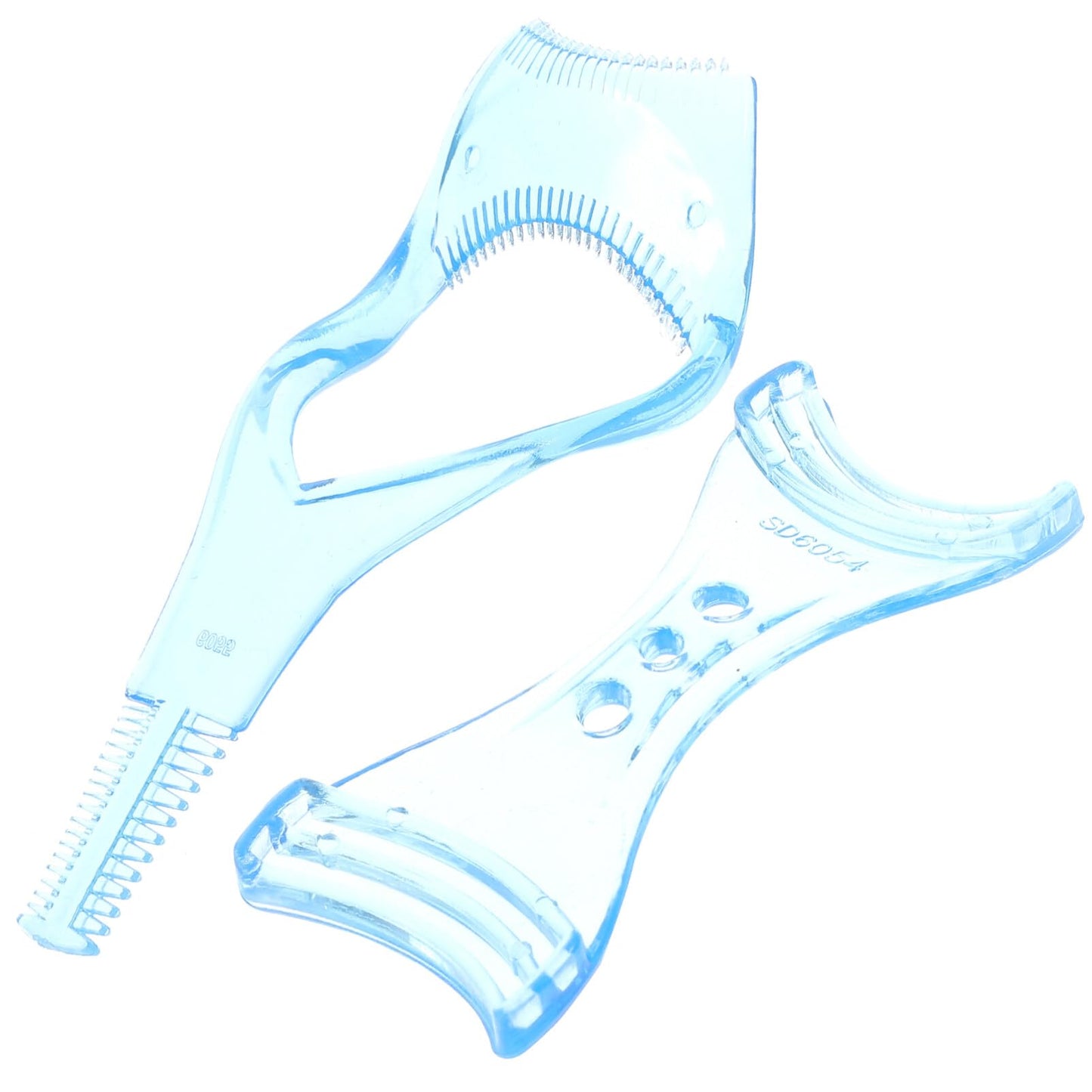 Beavorty Mascara Eyelash Comb Applicator, 3 in 1 Eyelashes Tools, Mascara Shield Applicator Accessories for Girls 2pcs (Random C