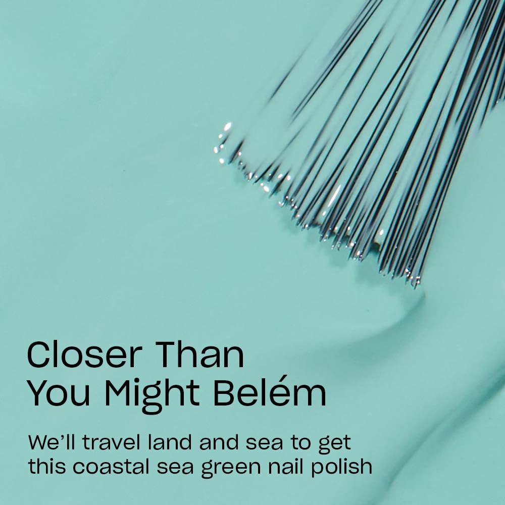 OPI Nail Lacquer Closer Than You Might Bel  m | Opaque Soft Blue Crme Chip Resistant Nail Polish | Lisbon Collection