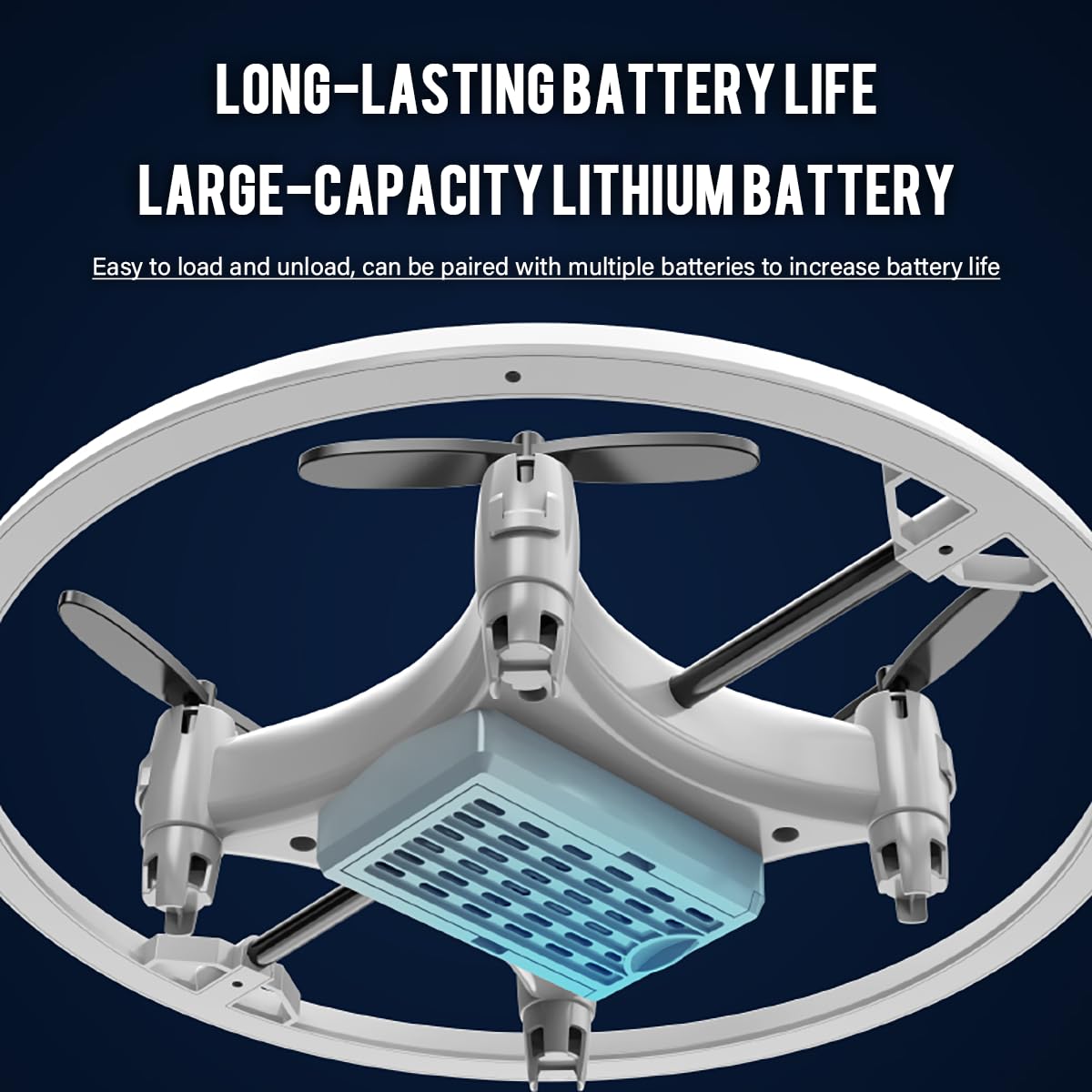 Small Remote Control Drone Quadcopter, 360 Degree Flip LED Light, 90 Degree Circle Flight, 8-12 Years Old Children's toy Mini Drone Christmas Gift