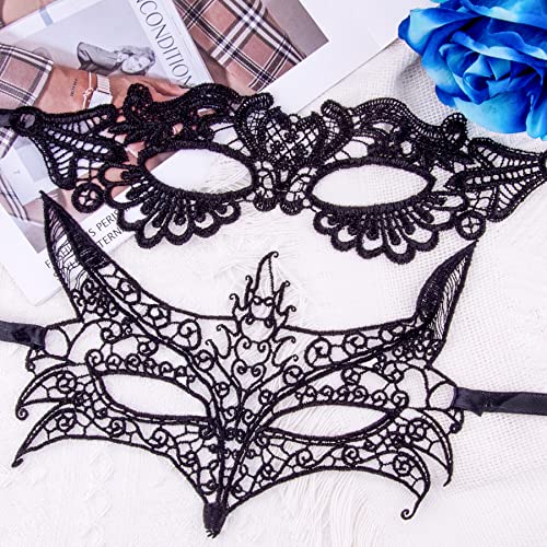 SIQUK 20 Pieces Lace Masquerade Mask Women Venetian Masks