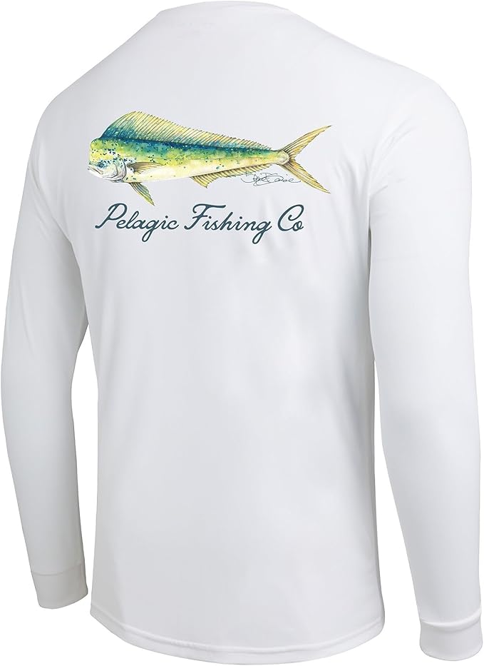 PELAGIC Apparel Men's Aquatek Goione Mahi Fishing Shirt