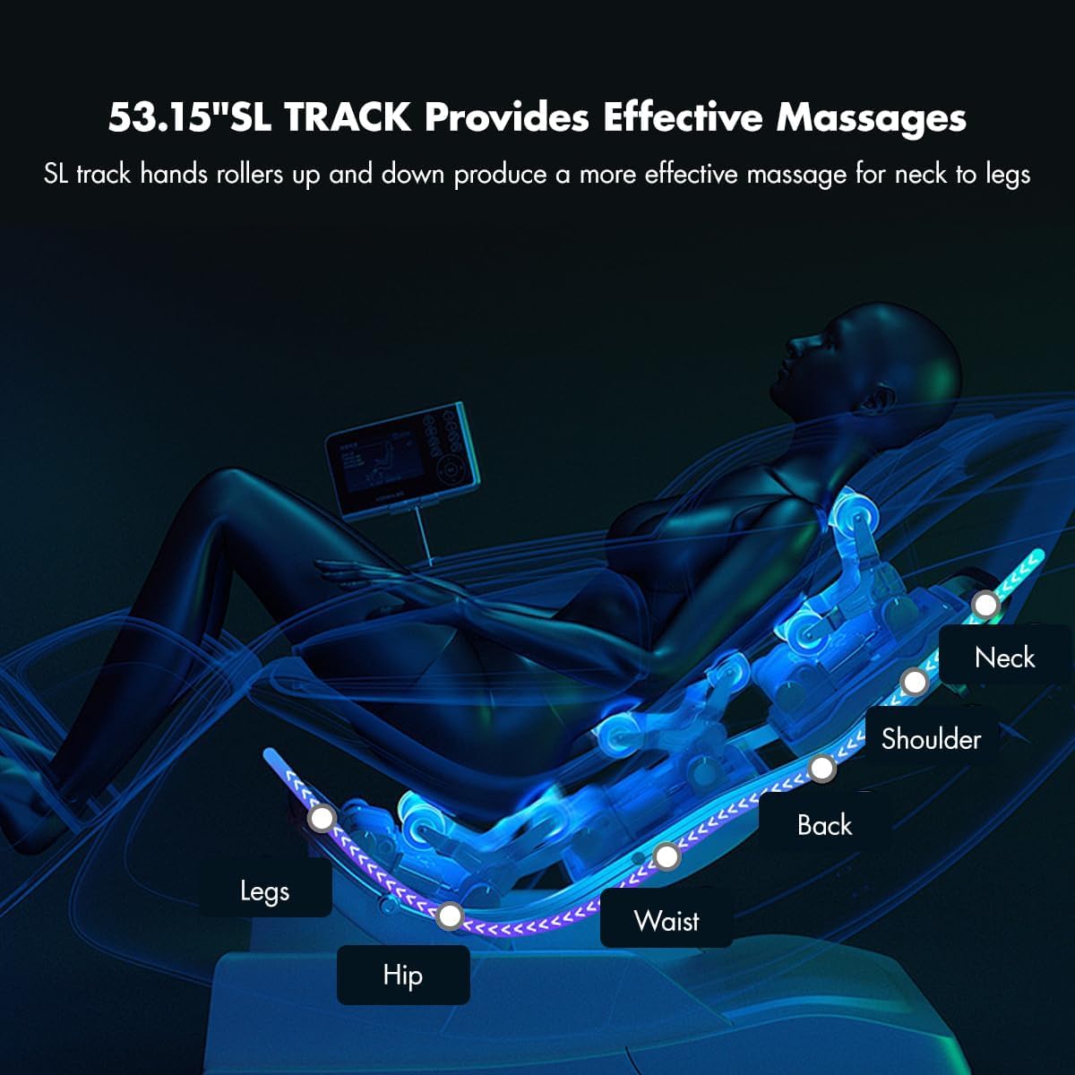 micmi Massage Chair Full Body, 4D Zero Gravity Massage Chair Recliner with Airbags SL-Track Shiatsu Massage, 12 Auto Modes, Back Heating, Touch Screen Controller