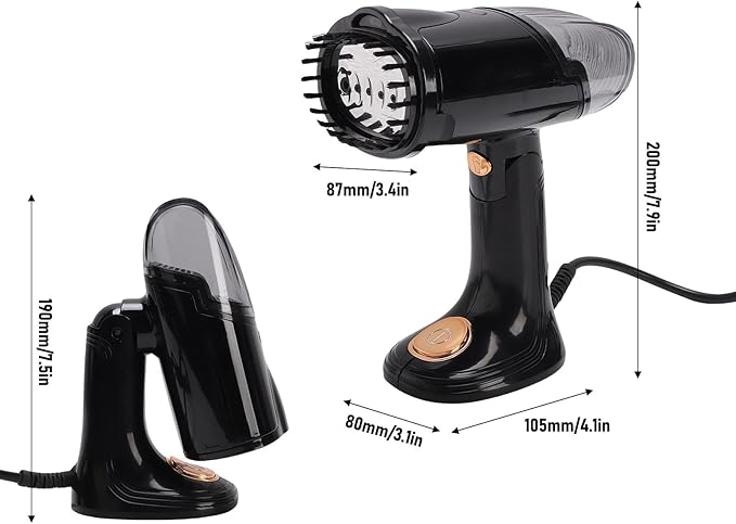 Diydeg Steamer for Clothes, Portable Handheld Strong Penetrating Garment Steamer for Wool Cotton and Silk, 1500W Clothes Steamers with 128ML Water Tank for Home and Travel