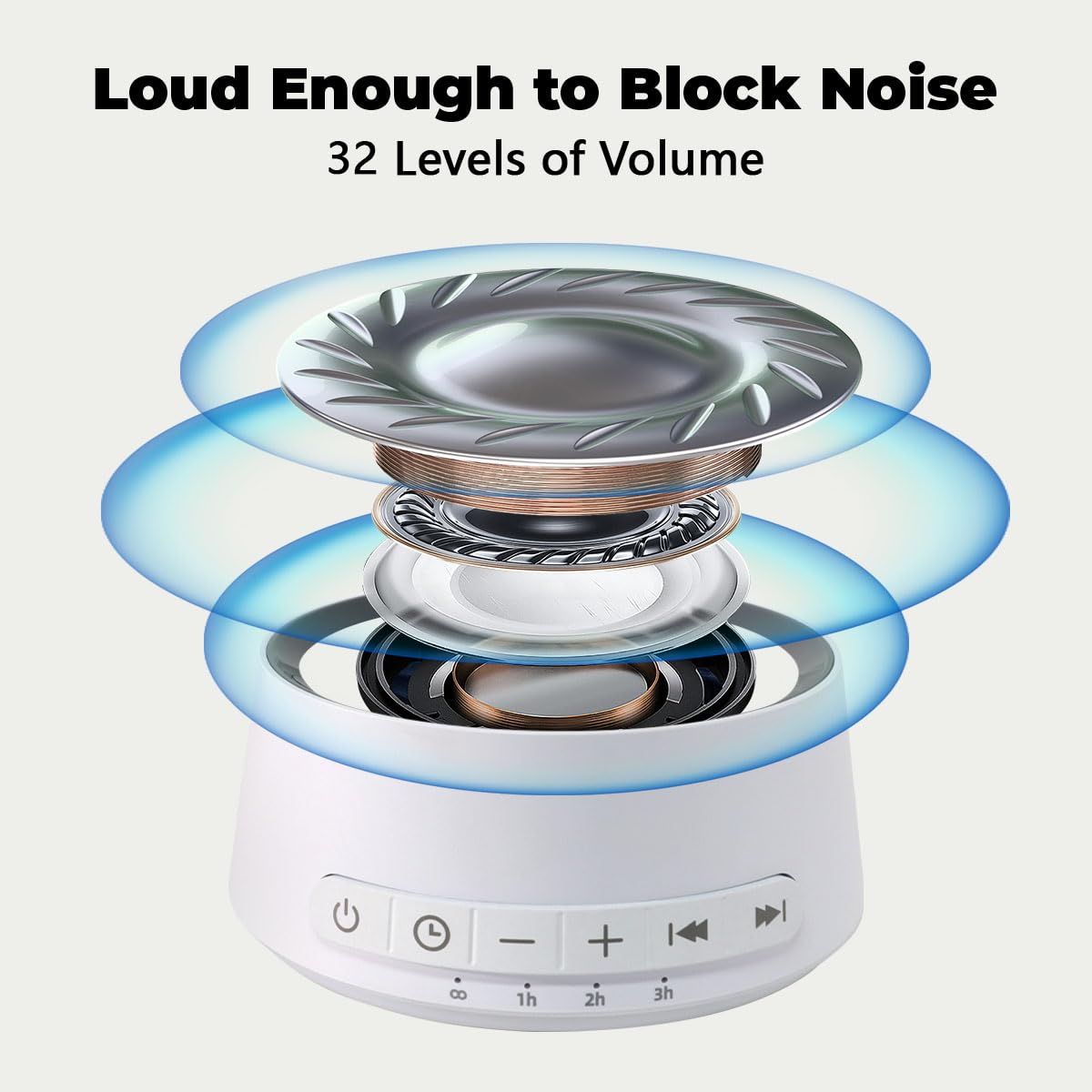 Sound Machine Night Light White Noise Machine with 30 Soothing Sounds 12 Colors Night Light Sleep Machine for Baby Kids Adults Brown Pink Nosie Machine with 32 Volume Levels for Office Home Travel