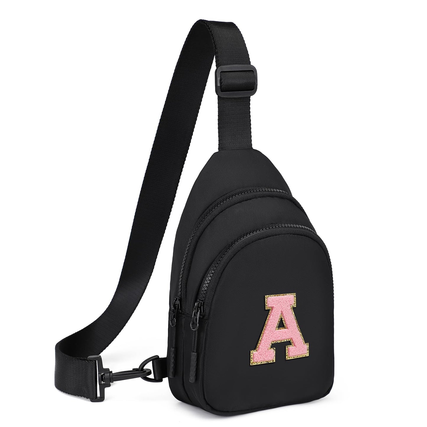 ONLYSIEM Small Initial Crossbody Bag for Girls, Cute Trendy Travel Sling Fanny Pack for Women, Birthday Gifts for Teens