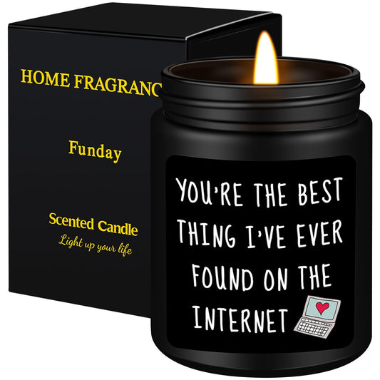 Anniversary Birthday Gifts for Men, Gifts for Boyfriend, Funny Romantic Wedding Gift for Men, Him, Boyfriend, Husband, Best Friends, Lover, Black Cedar Juniper Sandalwood Candle