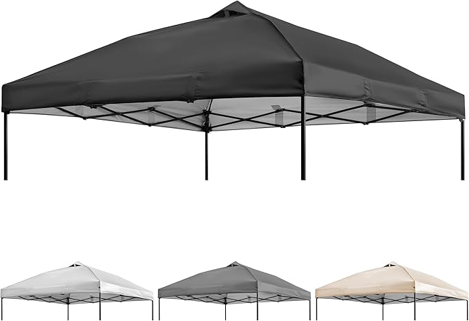 NINAT 10x10ft Canopy Replacement Top Pop Up Tent Cover Roof with Air Vent, Waterproof for Outdoor Garden Patio Pavilion Su...