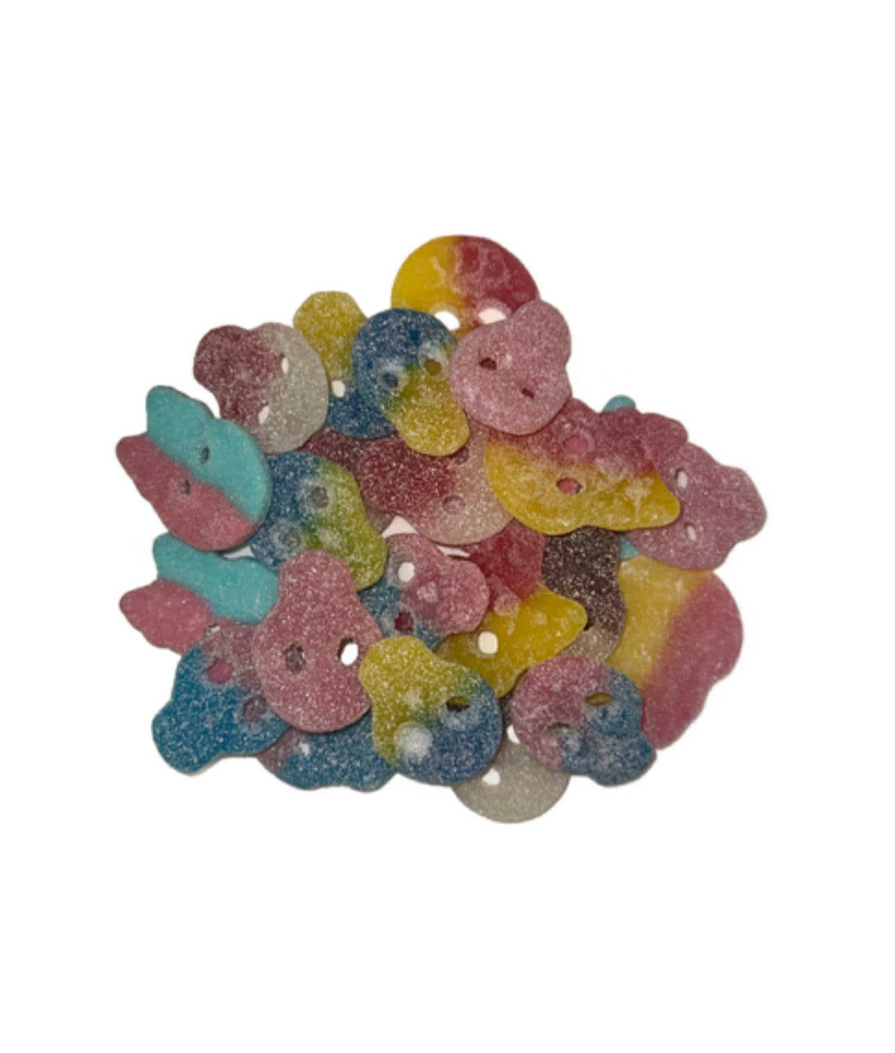 Swedish Candy and BUBS Skull Mix, Sour Candy Assortment, 2 Pound Bag