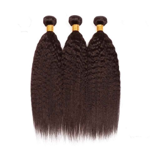 Condescension Human Hair Bundles 16 18 20 Inch Color 4 Kinky Yaki Wave Human Hair Bundles Unprocessed Brazilian Virgin Hair for Black Women