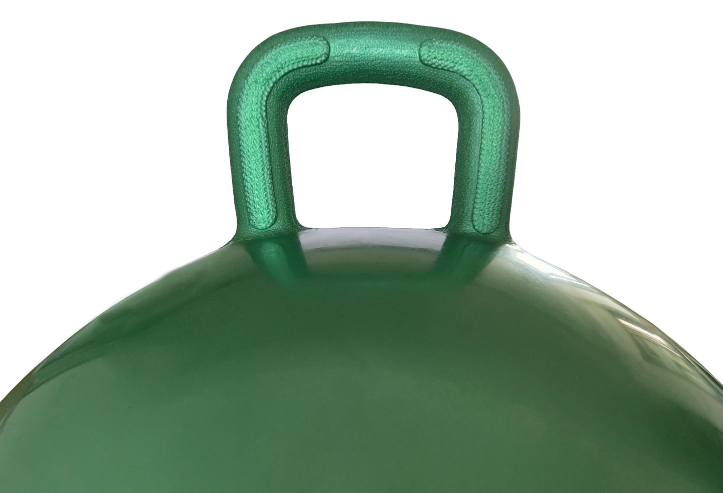 AppleRound Hippity Hoppity Hopball with Ball Pump, 18in/45cm Diameter for Age 3-7, Kangaroo Bouncer, Space Hopper Ball with Handle for Children, Printed Design (Frog)
